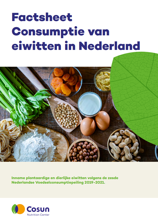 Factsheet - Consumptie van eiwitten in Nederland