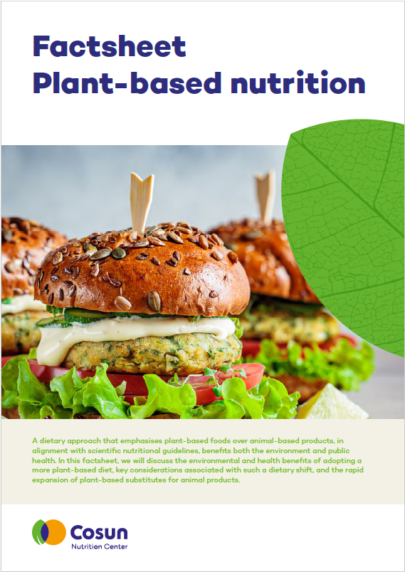 Factsheet - Plant-based nutrition