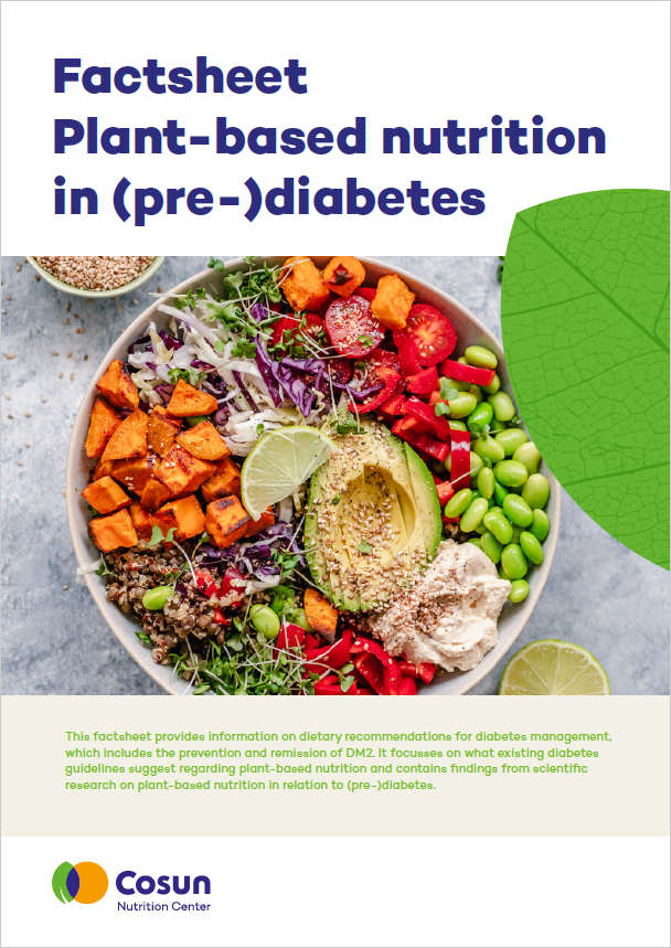 New! Factsheet Plant-based nutrition in (pre-)diabetes