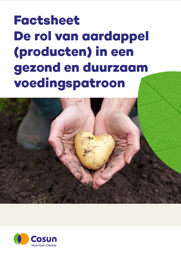 Factsheet - De rol van aardappel(producten) in een gezond en duurzaam voedingspatroon