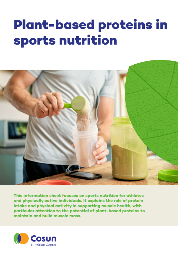 New! Information sheet Plant-based proteins in sports nutrition